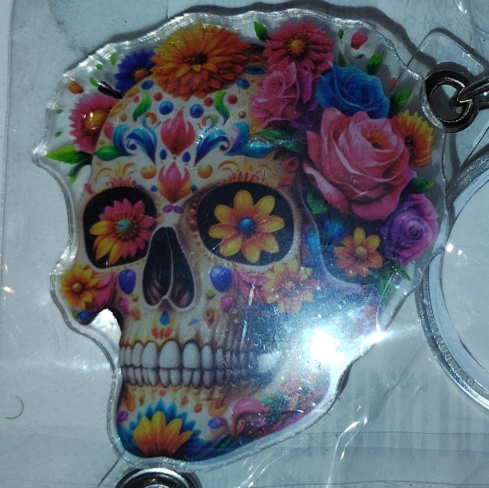 Sugar Skull Key Holder